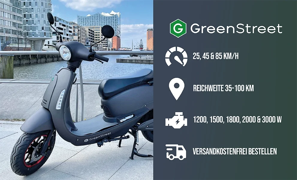 Alpha Mobil | Motorroller | Elektroroller | Elektromobile | E-Bikes | GreenStreet