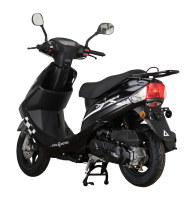 Motorroller CityLeader 50 ccm 45 kmh EURO 5 schwarz