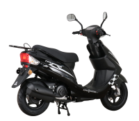 Motorroller CityLeader 50 ccm 45 kmh EURO 5 schwarz