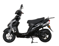 Motorroller CityLeader 50 ccm 45 kmh EURO 5 schwarz