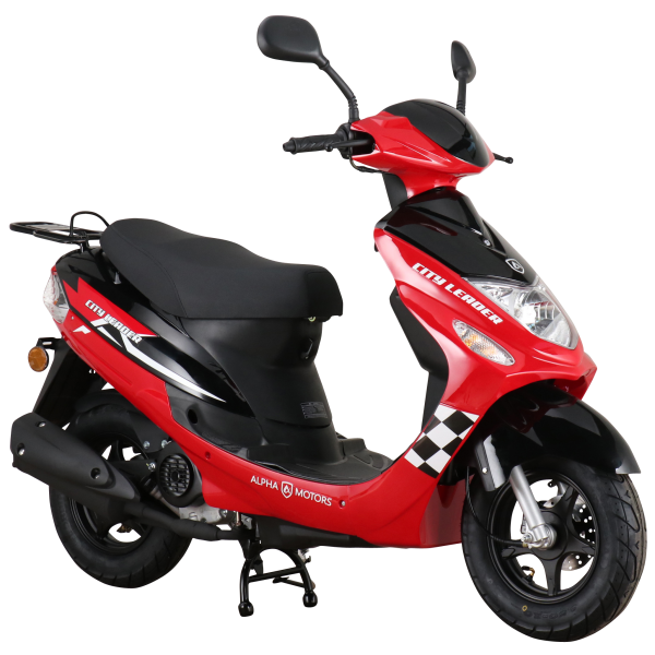 Mofaroller CityLeader 50 ccm 25 kmh EURO 5 rot