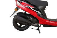 Mofaroller CityLeader 50 ccm 25 kmh EURO 5 rot