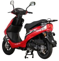 Mofaroller CityLeader 50 ccm 25 kmh EURO 5 rot