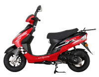 Mofaroller CityLeader 50 ccm 25 kmh EURO 5 rot