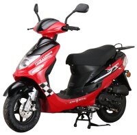 Mofaroller CityLeader 50 ccm 25 kmh EURO 5 rot