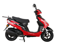 Mofaroller CityLeader 50 ccm 25 kmh EURO 5 rot