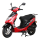 Motorroller CityLeader 50 ccm 45 kmh EURO 5 rot