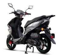 Motorroller Powermax 50 ccm 45 km/h EURO 5 dunkelgrau