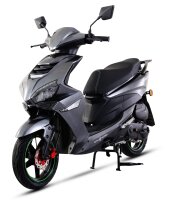 Motorroller Powermax 50 ccm 45 km/h EURO 5 dunkelgrau