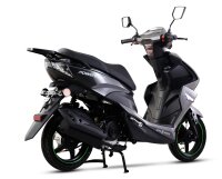 Motorroller Powermax 50 ccm 45 kmh EURO 5 dunkelgrau