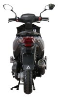 Motorroller Mustang FI 50 ccm 45 kmh EURO 5 blau-grau