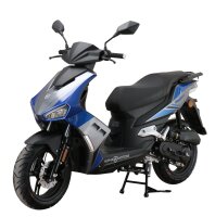 Motorroller Mustang FI 50 ccm 45 kmh EURO 5 blau-grau