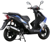 Motorroller Mustang FI 50 ccm 45 kmh EURO 5 blau-grau