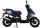 Motorroller Mustang FI 50 ccm 45 kmh EURO 5 blau-grau