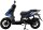 Motorroller Mustang FI 50 ccm 45 kmh EURO 5 blau-grau