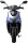 Motorroller Mustang FI 50 ccm 45 kmh EURO 5 blau-grau