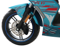 Motorroller Shark 50 ccm 45 km/h EURO 5 blau