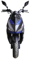 Motorroller Shark 50 ccm 45 km/h EURO 5 mattschwarz