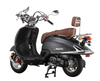 Motorroller Firenze 50 ccm 45 km/h EURO 5 mattschwarz