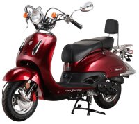 Motorroller Firenze 50 ccm 45 km/h EURO 5 weinrot