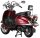 Motorroller Firenze 50 ccm 45 km/h EURO 5 weinrot