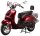Motorroller Firenze 50 ccm 45 km/h EURO 5 weinrot