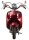 Motorroller Firenze 50 ccm 45 km/h EURO 5 weinrot