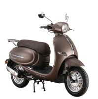 Motorroller Cappucino 50 ccm 45 km/h EURO 5 mattbraun