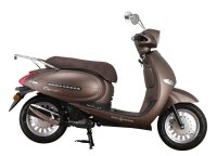 Motorroller Cappucino 50 ccm 45 km/h EURO 5 mattbraun