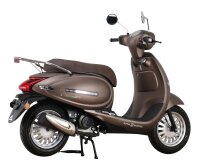 Motorroller Cappucino 50 ccm 45 km/h EURO 5 mattbraun