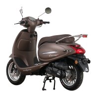 Motorroller Cappucino 50 ccm 45 km/h EURO 5 mattbraun