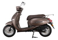 Motorroller Cappucino 50 ccm 45 km/h EURO 5 mattbraun