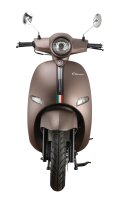 Motorroller Cappucino 50 ccm 45 km/h EURO 5 mattbraun