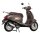 Motorroller Cappucino 50 ccm 45 km/h EURO 5 mattbraun
