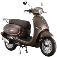 Motorroller Cappucino 125 ccm 85 km/h EURO 5 mattbraun