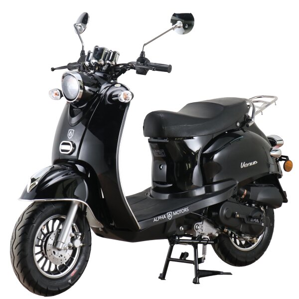 ALPHA MOTORS Motorroller Venus 50 ccm EURO 5, schwarz