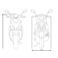 Motorroller Mustang FI 50 ccm EURO 5