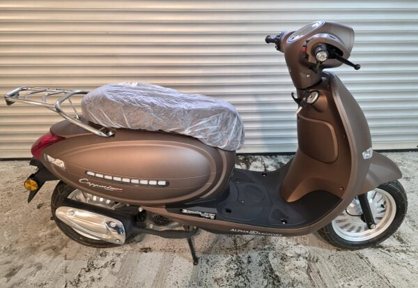 Motorroller Cappucino 50 ccm 45 km/h EURO 5 mattbraun - 57 km