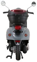 Mofaroller Adria 50 ccm 25 km/h EURO 5 grau inkl. Topcase