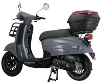 Mofaroller Adria 50 ccm 25 km/h EURO 5 grau inkl. Topcase