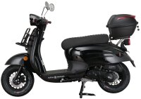 Motorroller Adria 50 ccm 45 km/h EURO 5 schwarz inkl. Topcase