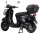 Motorroller Adria 50 ccm 45 km/h EURO 5 schwarz inkl. Topcase