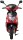 Mofaroller CityLeader 50 ccm 25 kmh EURO 5 rot inkl. Topcase