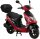 Motorroller CityLeader 50 ccm 45 kmh EURO 5 rot inkl. Topcase