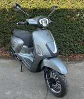 Motorroller Vita 125 ccm 85 km/h EURO 5 mattgrau - 451 km