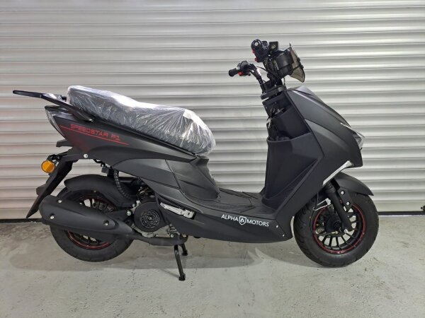 Motorroller Speedstar FI 50 ccm 45 kmh EURO 5 mattschwarz - 56 km