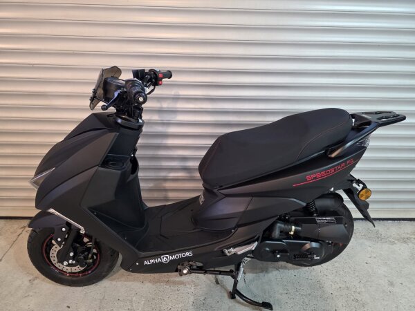 Motorroller Speedstar FI 50 ccm 45 kmh EURO 5 mattschwarz - 78 km