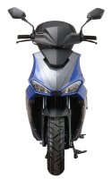 Mofaroller Mustang FI 50 ccm 25 kmh EURO 5 blau-grau inkl. Topcase
