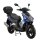 Mofaroller Mustang FI 50 ccm 25 kmh EURO 5 blau-grau inkl. Topcase