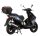 Mofaroller Mustang FI 50 ccm 25 kmh EURO 5 blau-grau inkl. Topcase